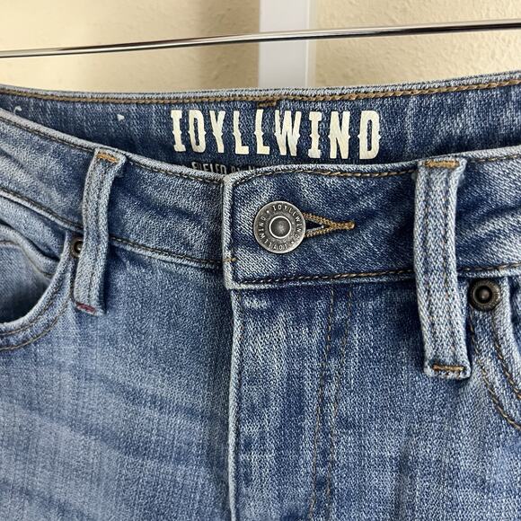Idyllwind Old West High Rise Flare Jeans Womens Size 2 Released Hem Medium Wash - Picture 4 of 7